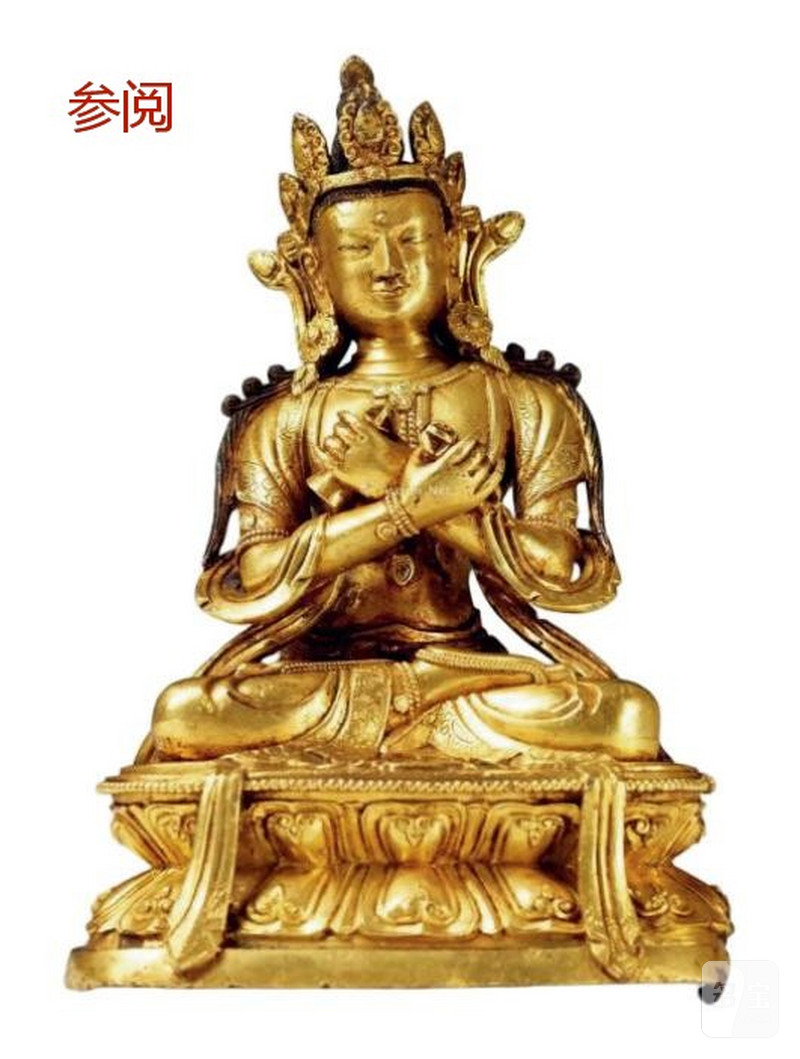 清乾隆（1736-1795年）金刚手菩萨像 - 图9
